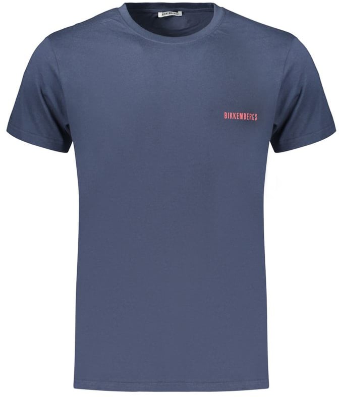 Dirk Bikkembergs Bikkembergs Blue Cotton Men's T-Shirt Blauw