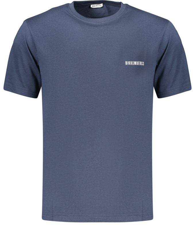 Dirk Bikkembergs Bikkembergs Blue Cotton Men's T-Shirt Blauw