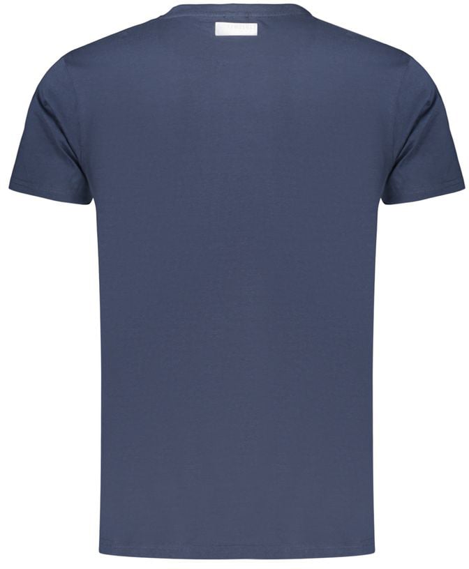 Dirk Bikkembergs Bikkembergs Blu Cotton Men's T-Shirt Blauw