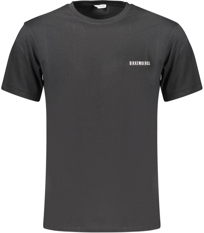 Dirk Bikkembergs Bikkembergs Black Cotton Men's T-Shirt Zwart