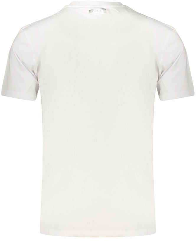 Dirk Bikkembergs Bikkembergs Bianco Cotton Men T-Shirt Wit