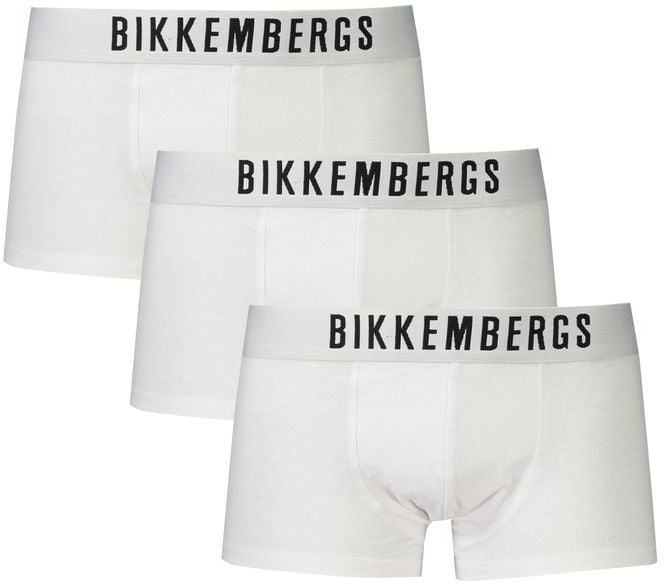 Dirk Bikkembergs Bikkembergs White Polyester Men Boxer Wit