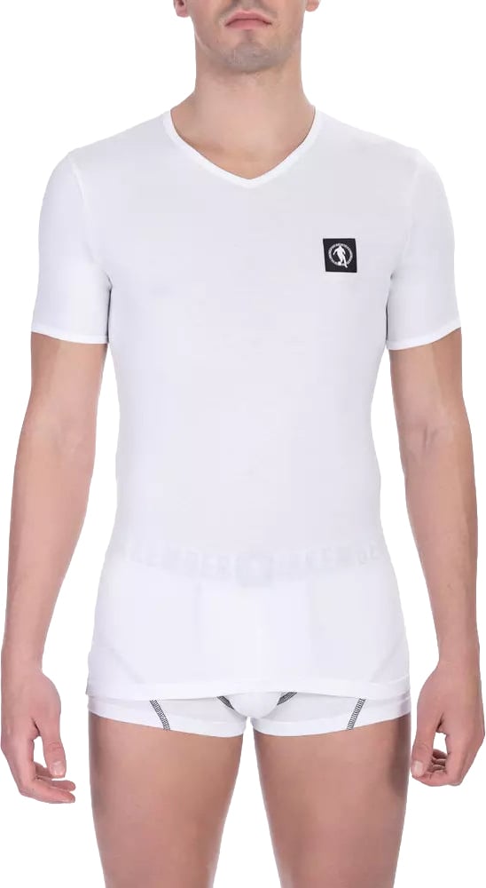 Dirk Bikkembergs Bikkembergs White Cotton Men's T-Shirt Pack Wit