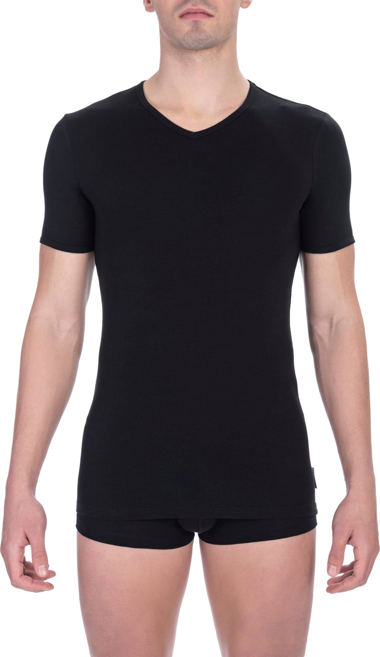 Dirk Bikkembergs Bikkembergs Black Cotton Men T-Shirt Zwart
