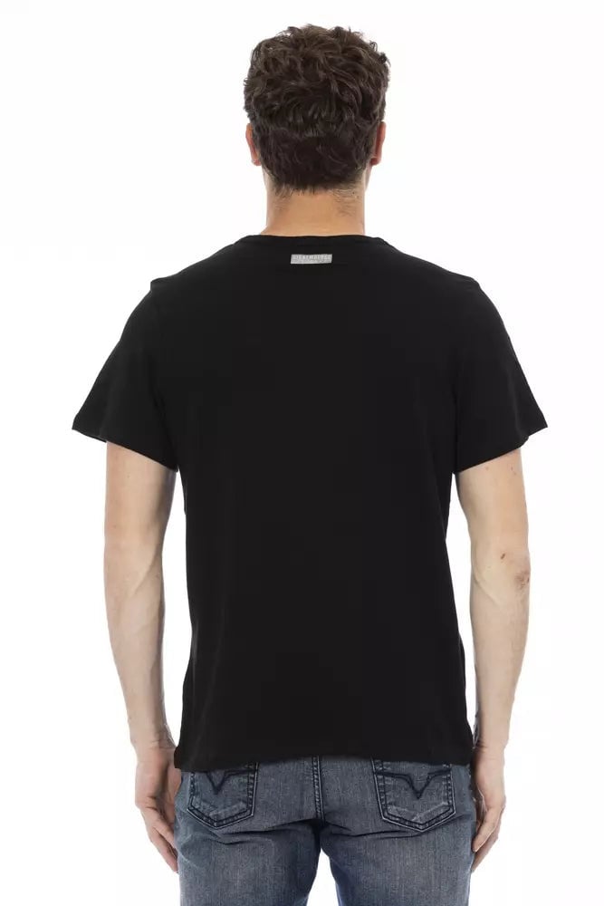 Dirk Bikkembergs Bikkembergs Black Cotton Men T-Shirt Zwart