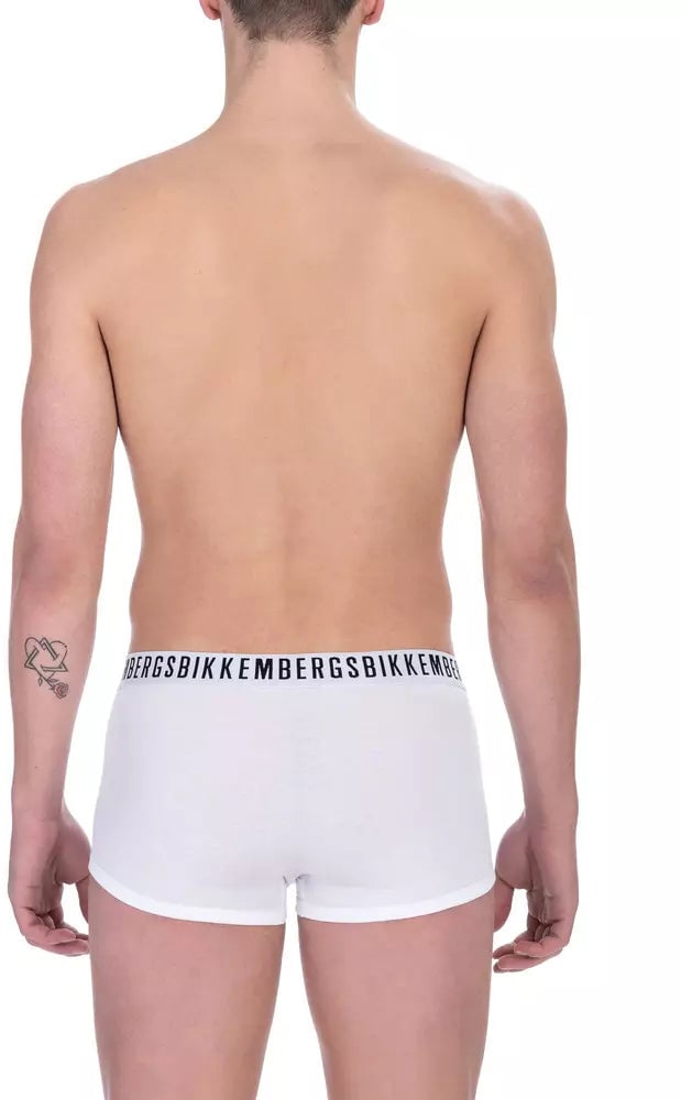 Dirk Bikkembergs Bikkembergs White Cotton Men's Trunk Wit