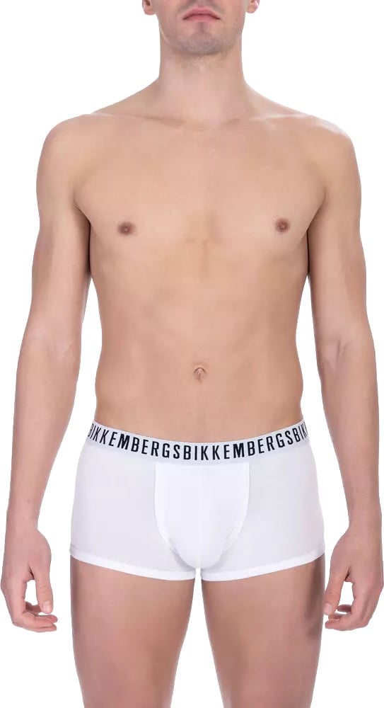 Dirk Bikkembergs Bikkembergs White Cotton Men's Trunk Wit