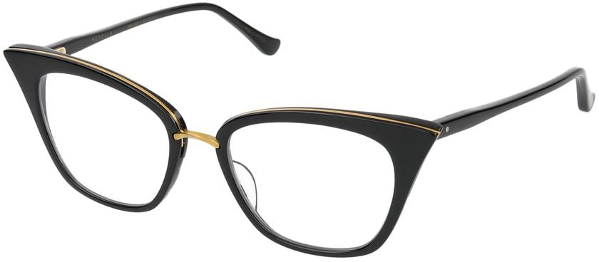 Dita Optical REBELLA Black/Yellow Gold 51/17/145 Wit