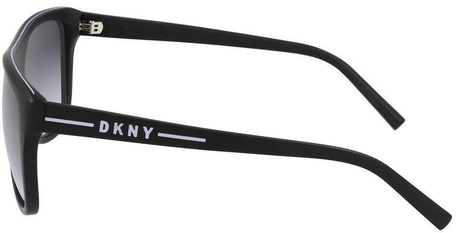DKNY Black Plastic Sunglasses Zwart