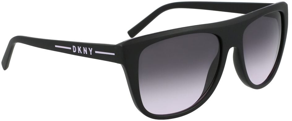 DKNY Black Plastic Sunglasses Zwart