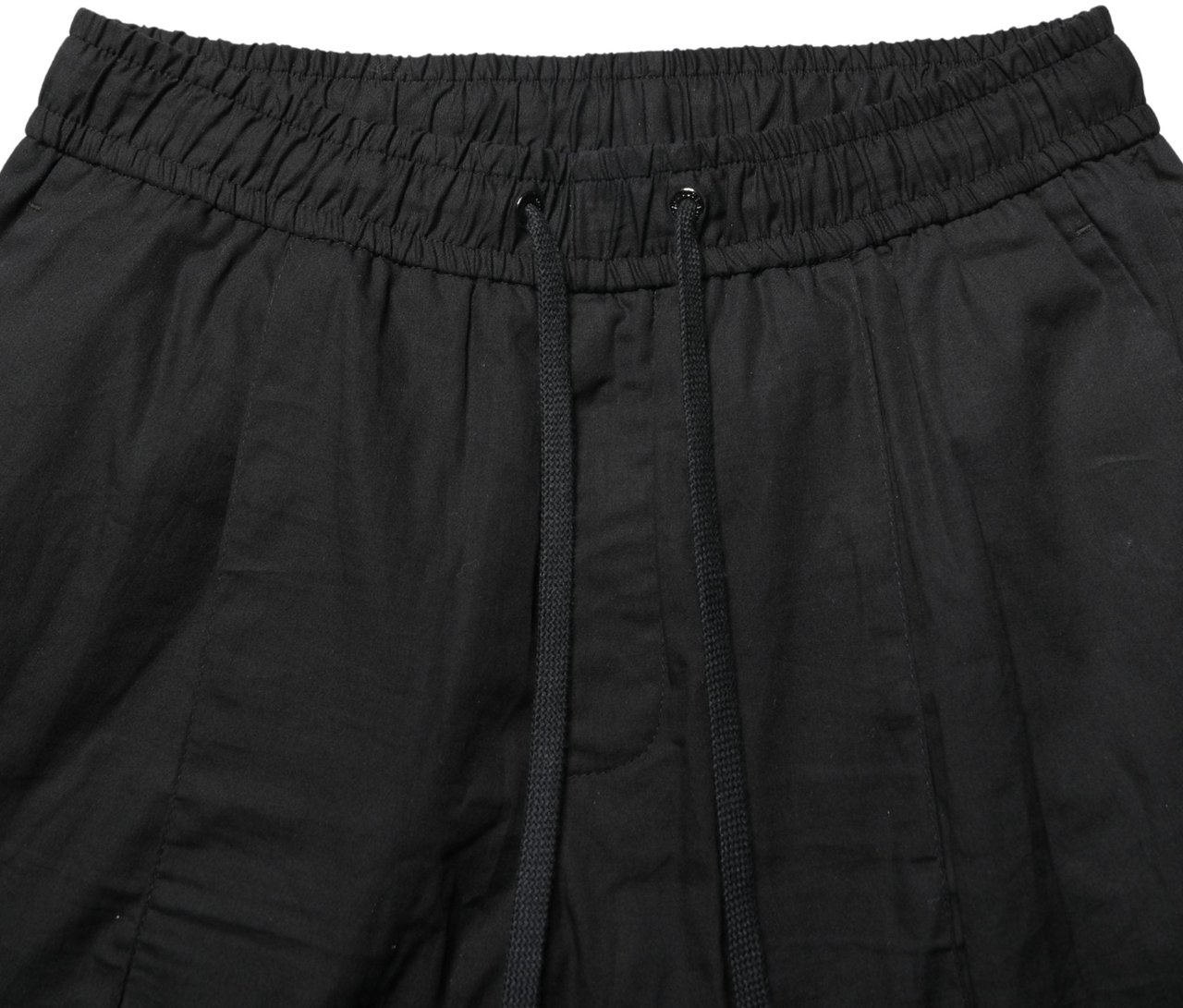 Dolce & Gabbana Black Cotton Skinny Men Jogger Trouser Pants Zwart