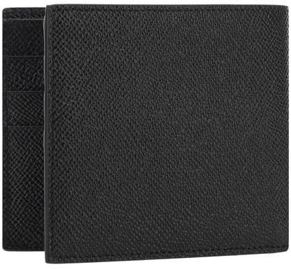 Dolce & Gabbana Dolce & Gabbana Black Calf Leather Bos Taurus Wallet Zwart