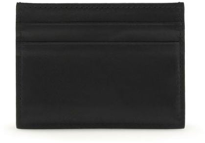 Dolce & Gabbana Dolce & Gabbana Black Calf Leather Bos Taurus Wallet Zwart
