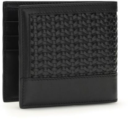 Dolce & Gabbana Dolce & Gabbana Black Calf Leather Bos Taurus Wallet Zwart