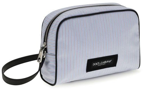 Dolce & Gabbana Blue Cotton Handbag Blauw