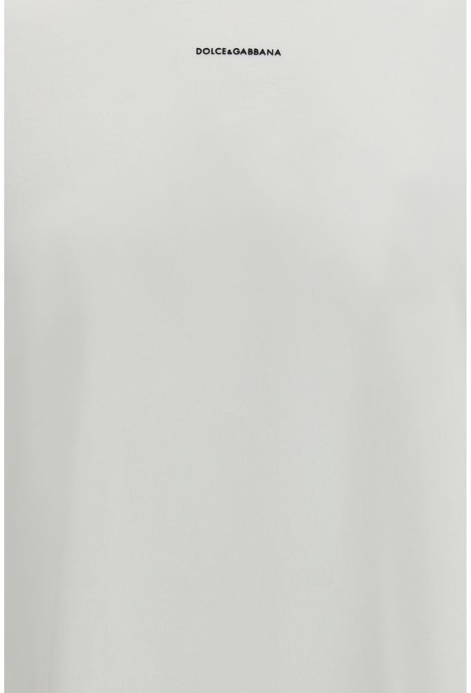 Dolce & Gabbana Dolce & Gabbana White Cotton T-Shirt Wit