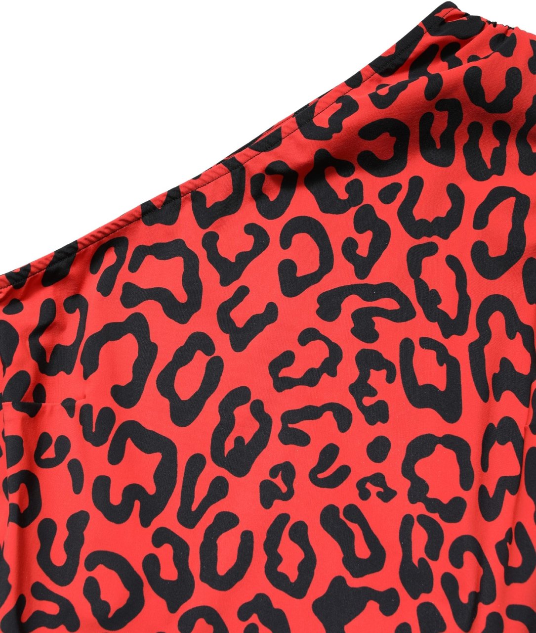 Dolce & Gabbana Black Red Nylon Leopard Pattern Jumpsuit Divers