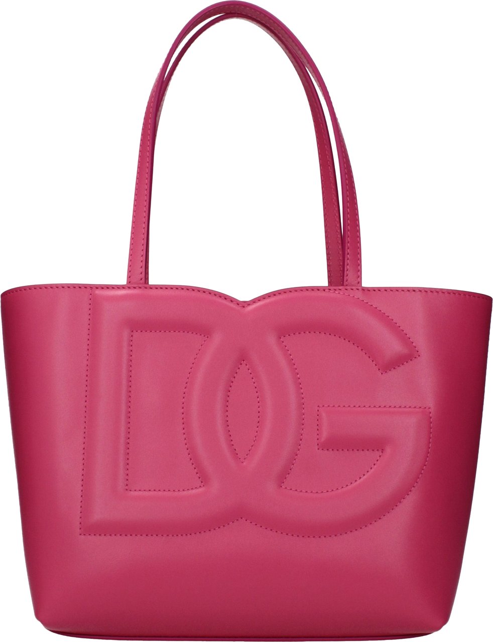 Dolce & Gabbana Pink Leather Handbag Roze