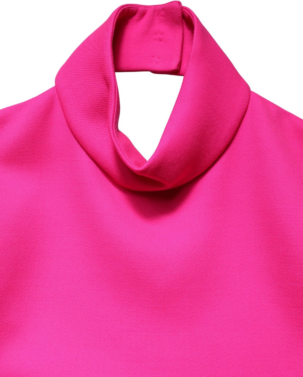 Dolce & Gabbana Hot Pink Wool Backless Sleeveless Tank Top Roze