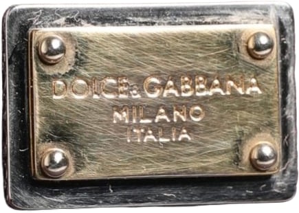 Dolce & Gabbana Dark Purple Leather DG Logo Zip Around Hand Purse Wallet Paars