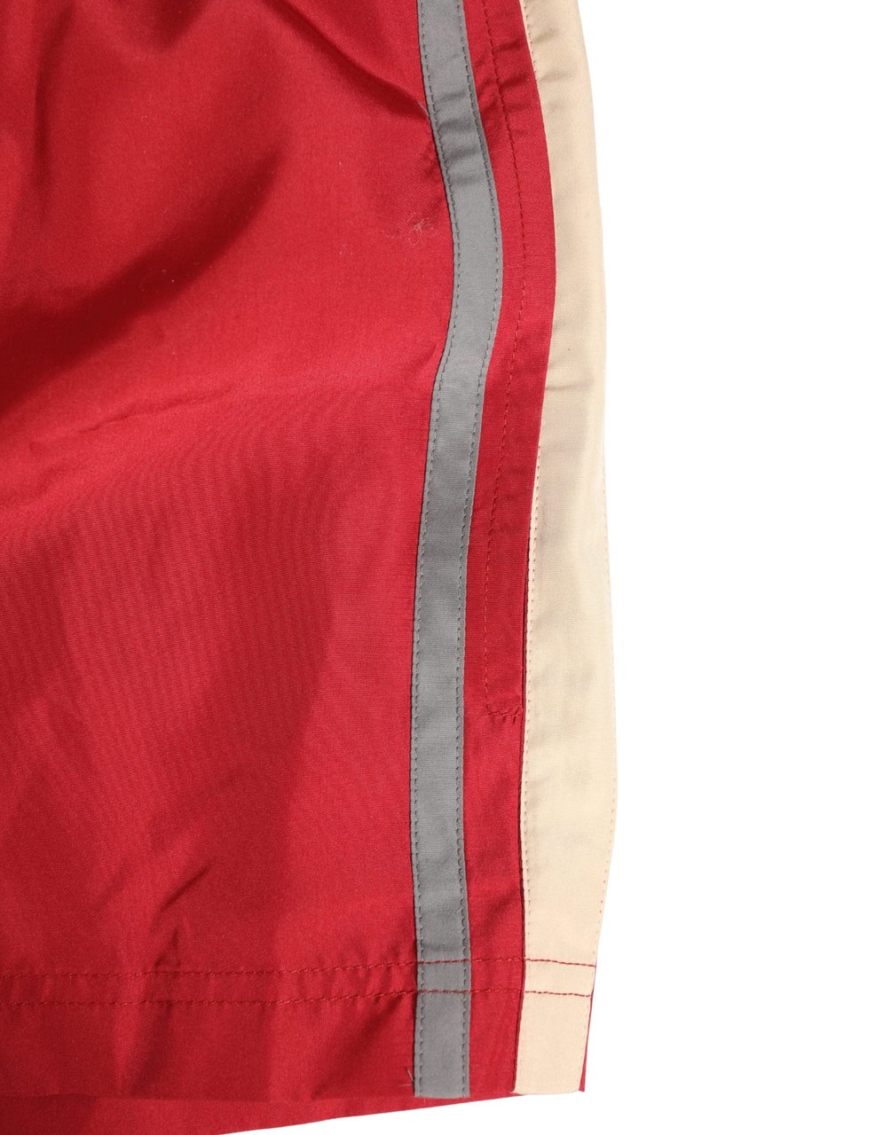 Dolce & Gabbana Red Polyester Men Drawstring Shorts Swimwear Rood