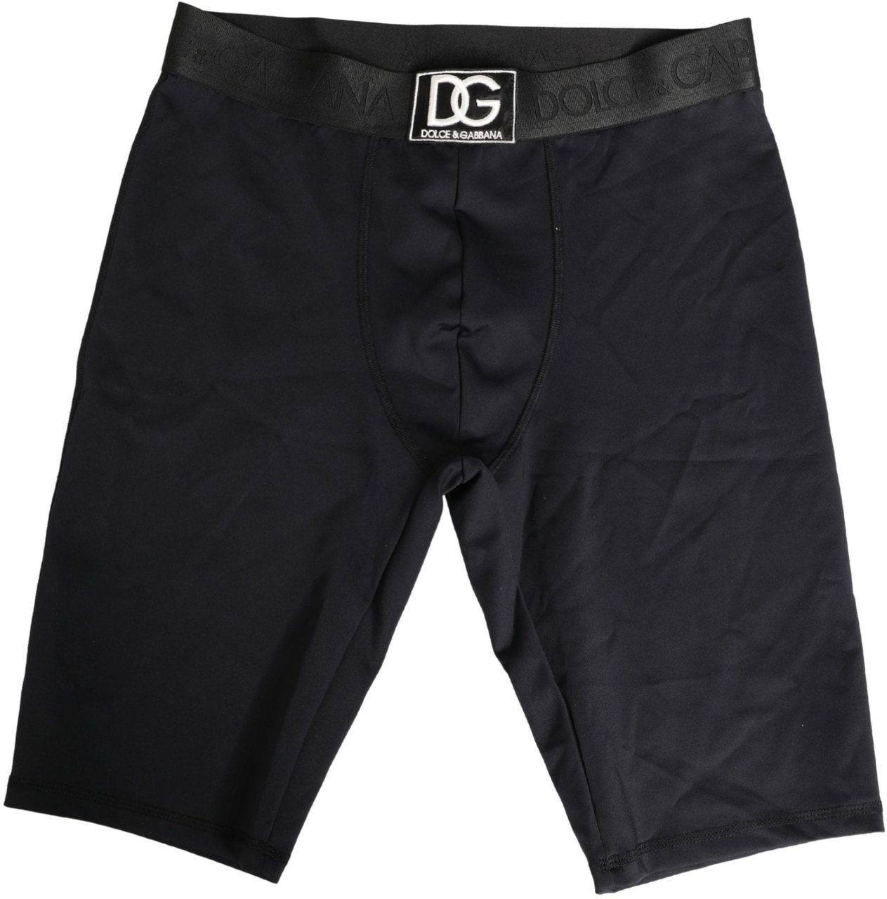 Dolce & Gabbana Black Logo Waistband Men BoxerShorts Underwear Zwart