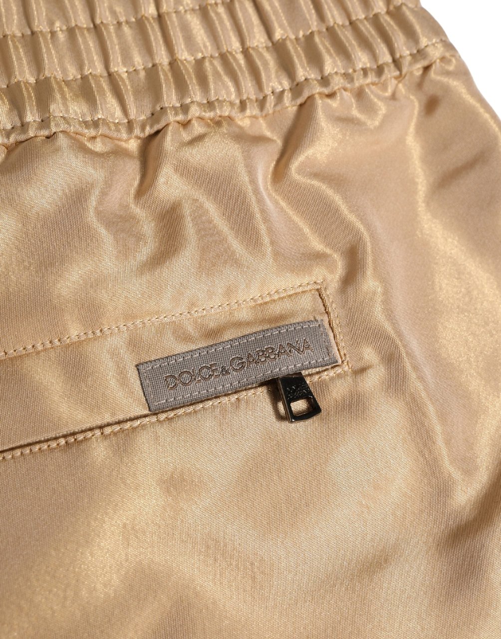Dolce & Gabbana Beige Polyester Men Boxer Shorts Underwear Beige