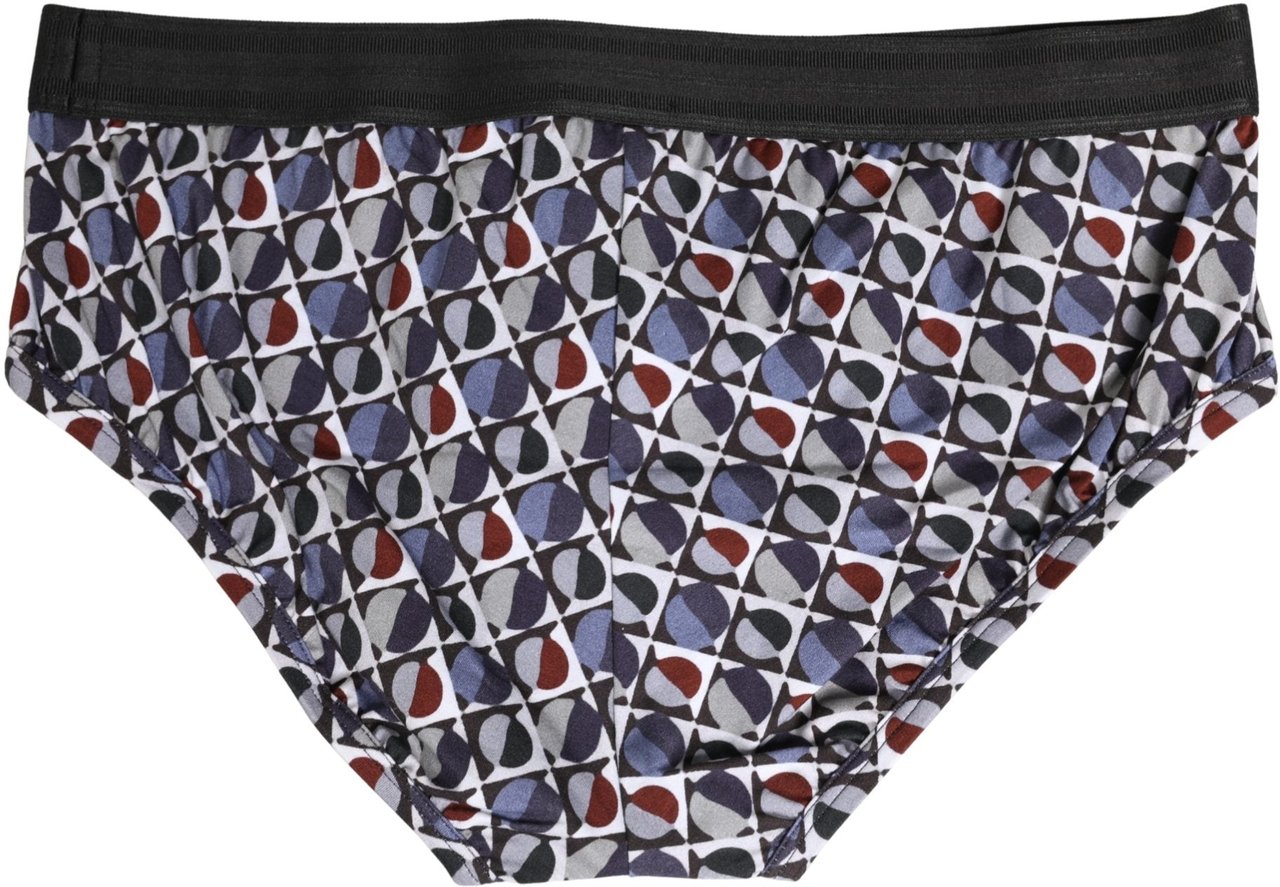 Dolce & Gabbana Multicolor Patterned Men Brando Brief Underwear Divers