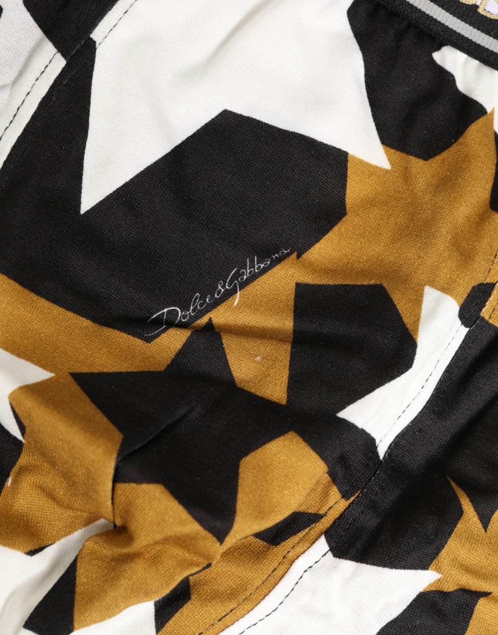 Dolce & Gabbana Multicolor Stars Print Regular Boxer Underwear Divers