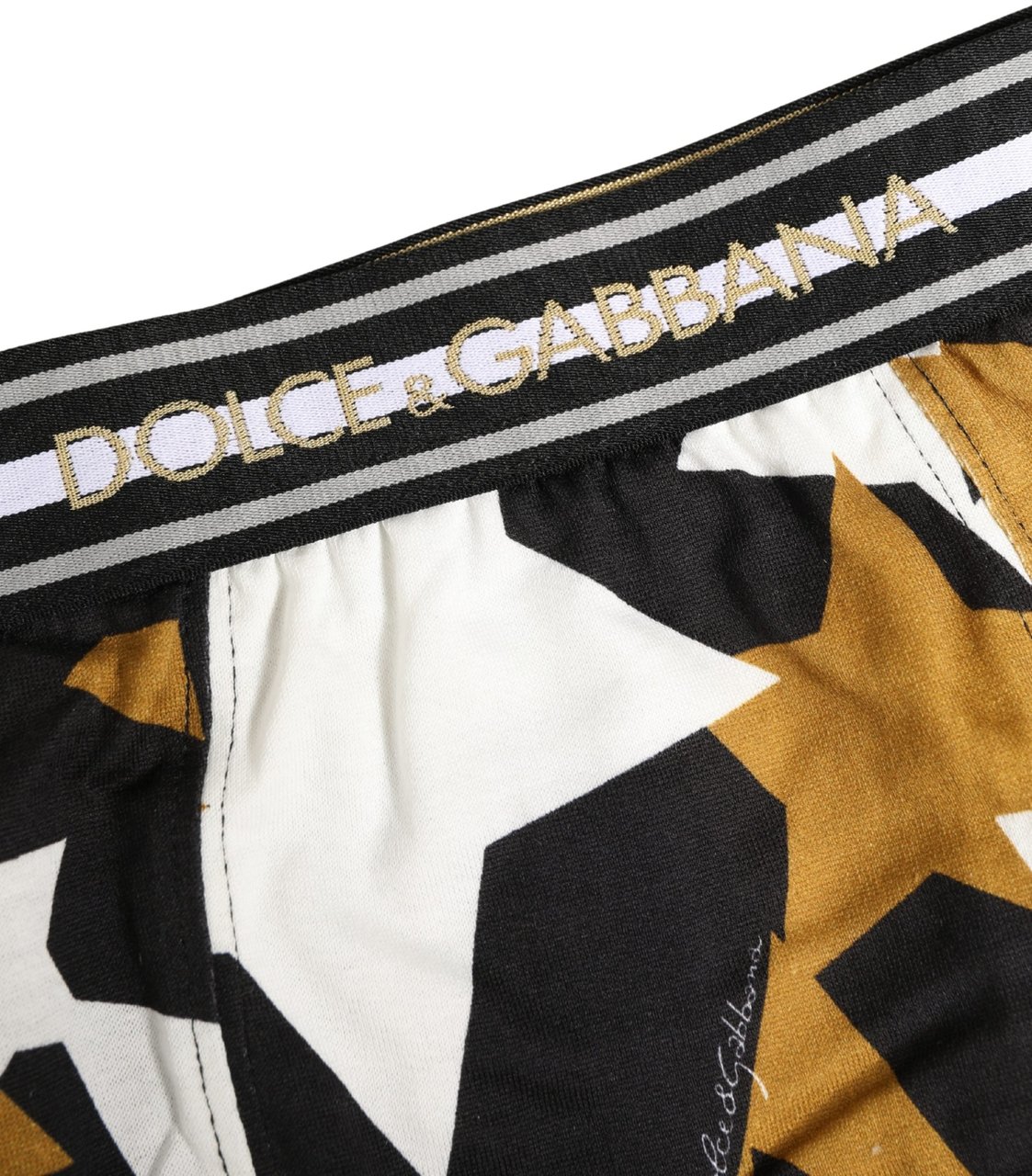 Dolce & Gabbana Multicolor Stars Print Regular Boxer Underwear Divers