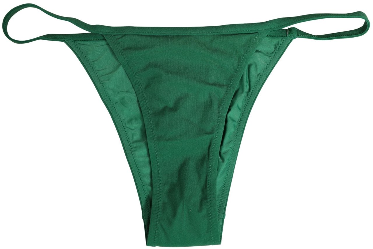 Dolce & Gabbana Green Nylon Bottom Beachwear Bikini Swimwear Groen
