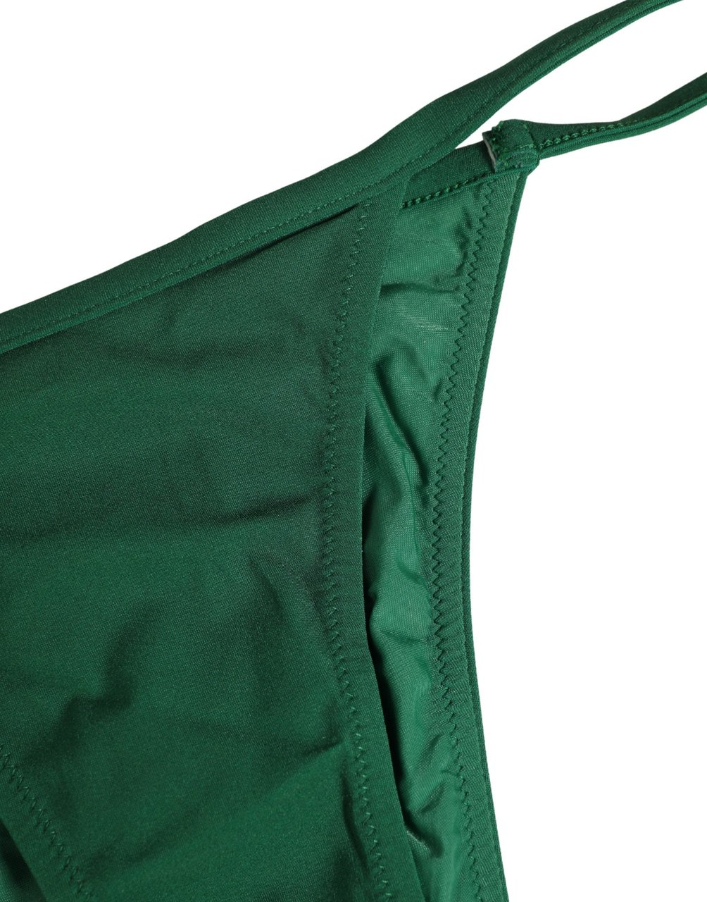 Dolce & Gabbana Green Nylon Bottom Beachwear Bikini Swimwear Groen