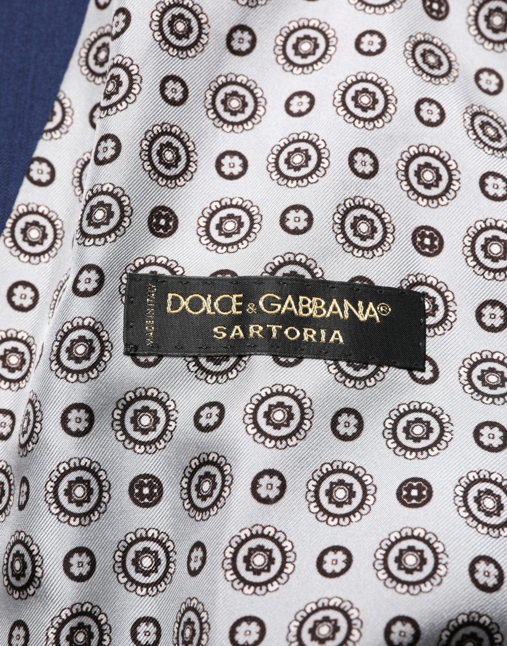 Dolce & Gabbana Navy Blue Wool Dress Formal Waistcoat Vest Navy