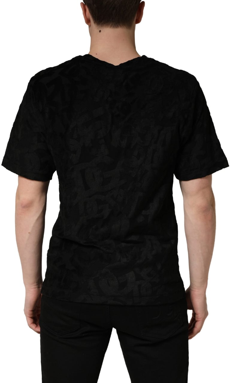 Dolce & Gabbana Black DG Mania Logo Print Casual T-shirt Wit