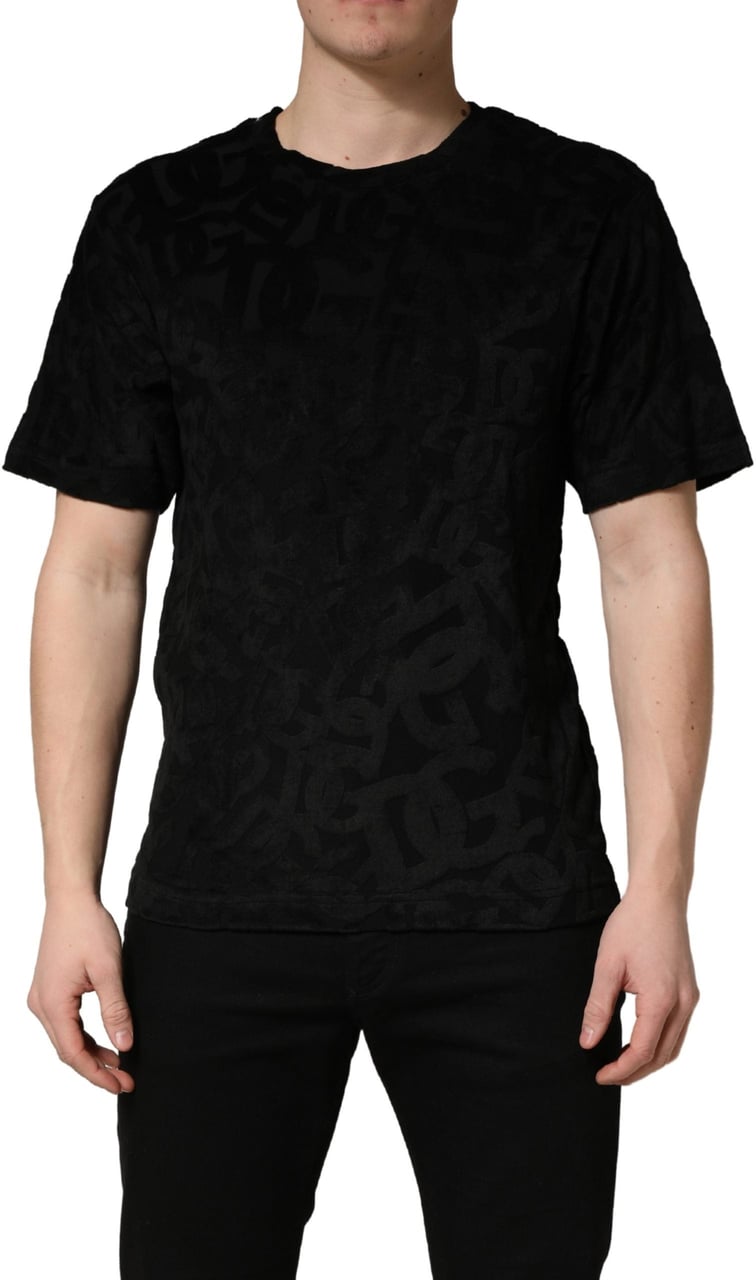 Dolce & Gabbana Black DG Mania Logo Print Casual T-shirt Wit