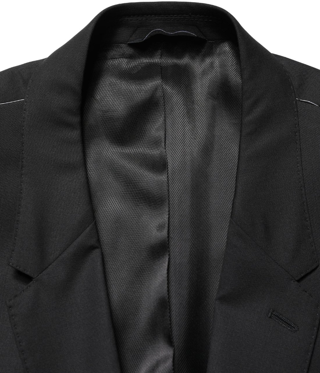 Dolce & Gabbana Black Single Breasted 2 Button Suit Jacket Zwart