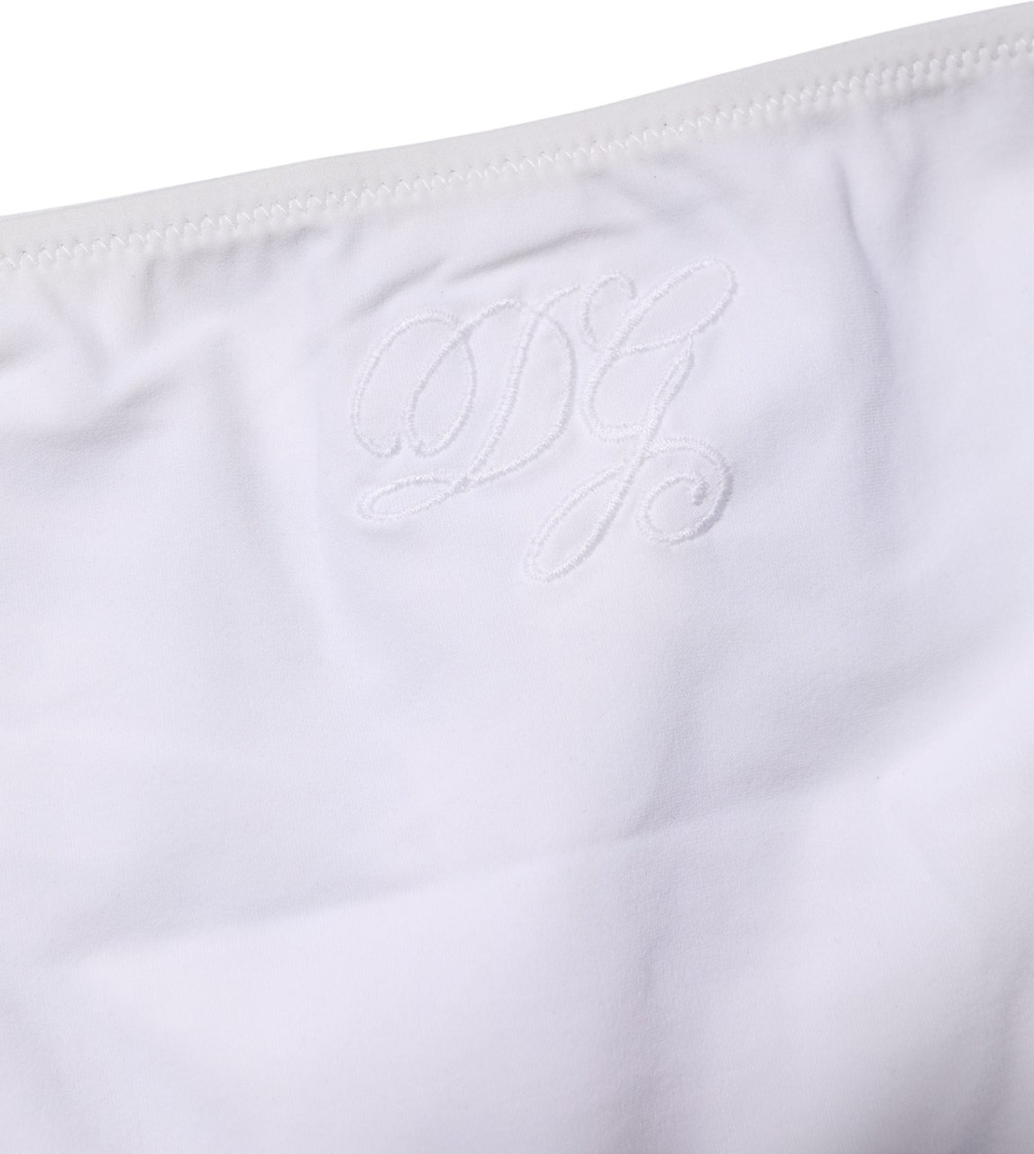 Dolce & Gabbana White Side-Tie Bikini Bottom Swimsuit Swimwear Wit