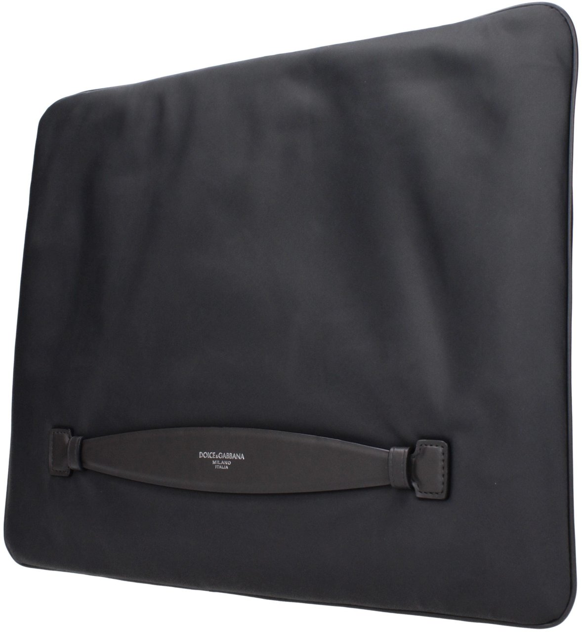 Dolce & Gabbana Dolce & Gabbana Gray Fabric Clutch Bag Grijs