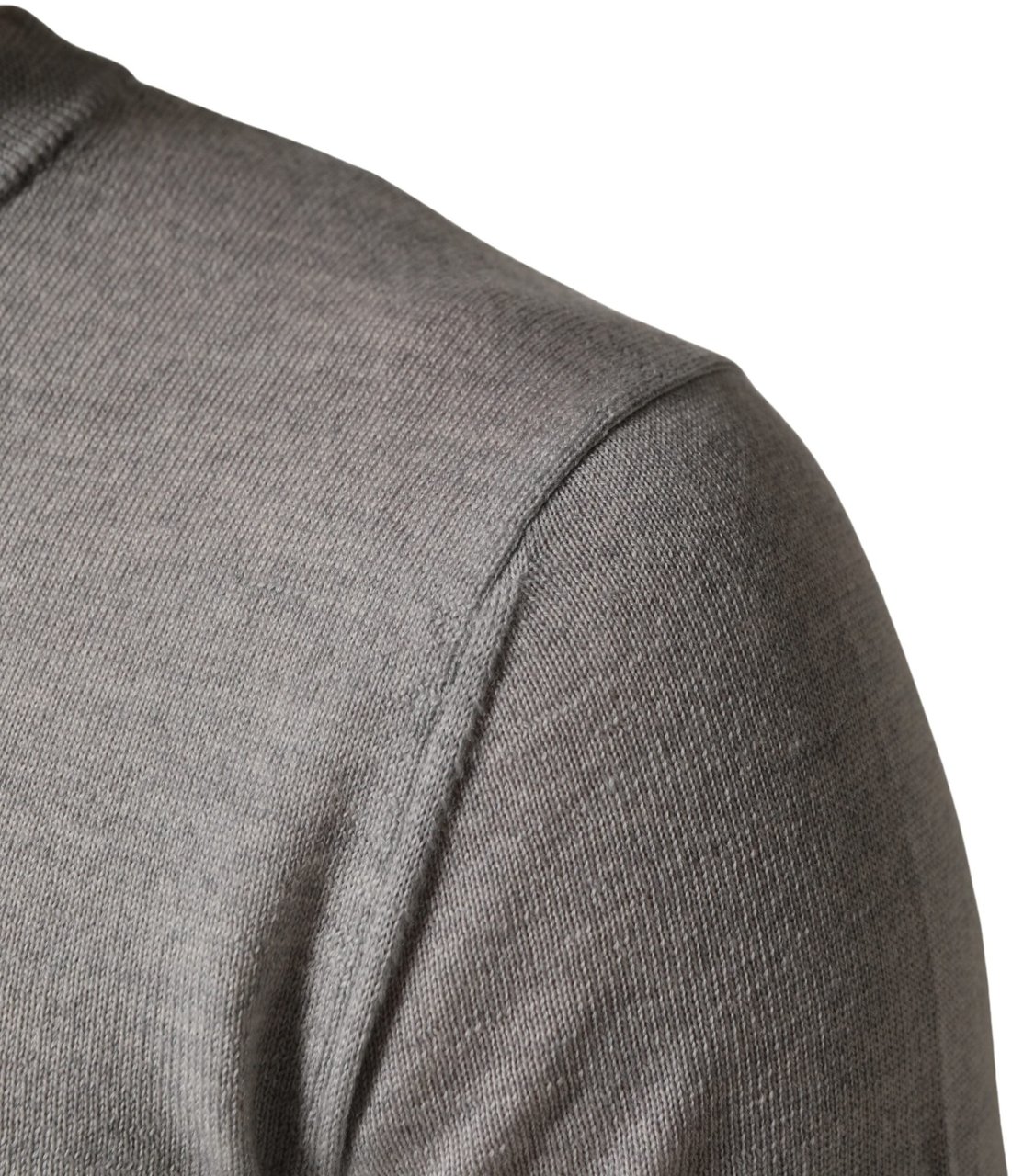 Dolce & Gabbana Gray Long Sleeves Crew Neck Pullover Sweater Grijs