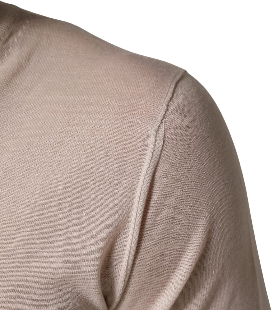 Dolce & Gabbana Beige Cashmere V-neck Men Pullover Sweater Maroon