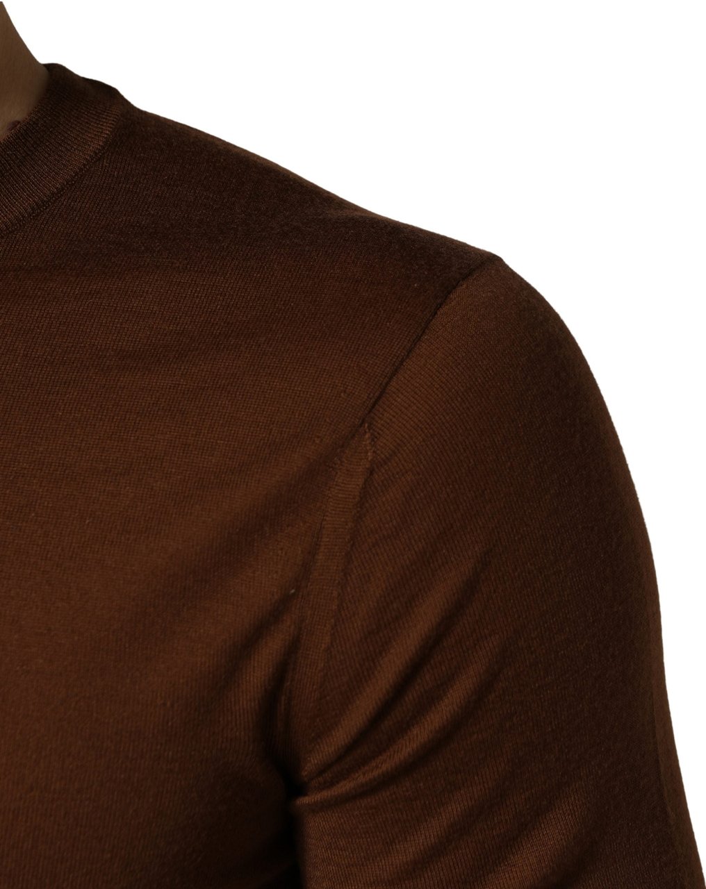Dolce & Gabbana Brown Cashmere Men Crew Neck Pullover Sweater Bruin