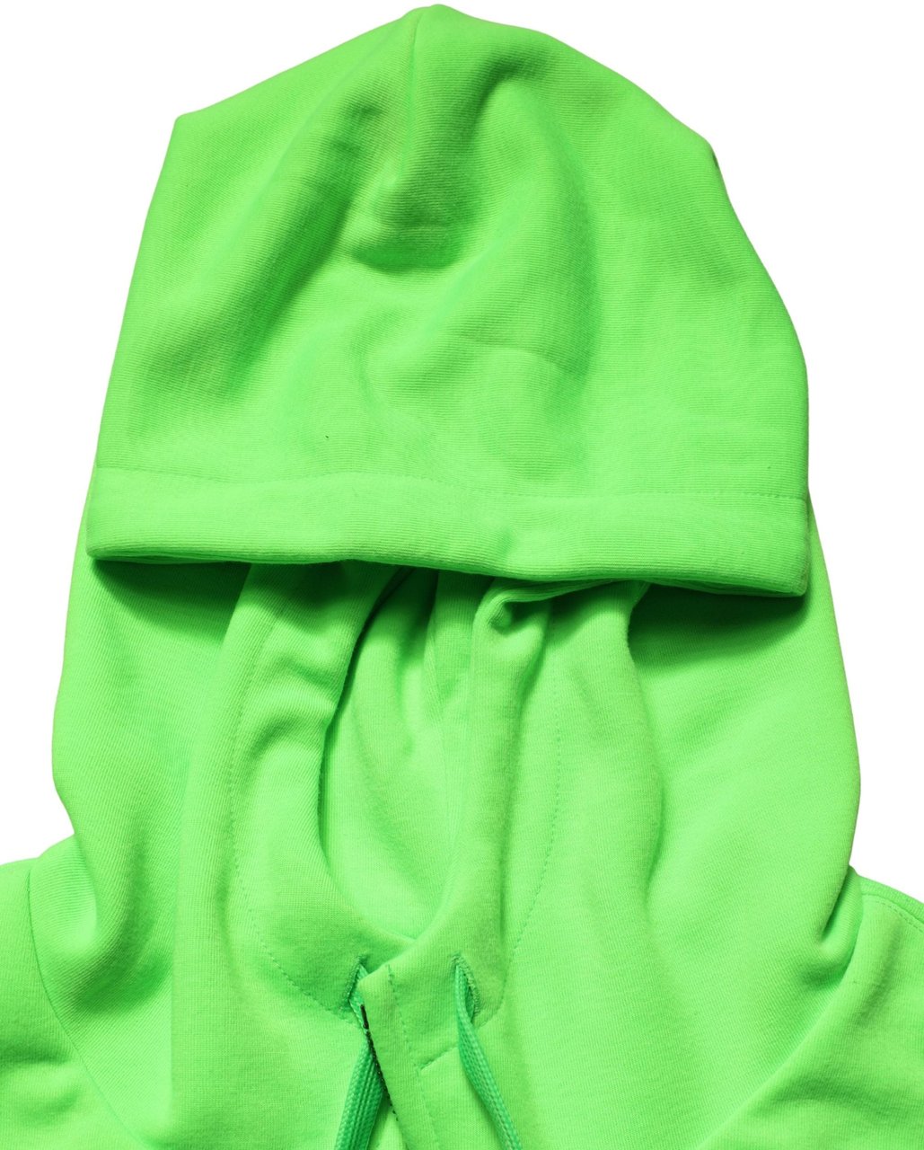 Dolce & Gabbana Green FullZip Fleece HoodedSweatshirt Sweater Groen