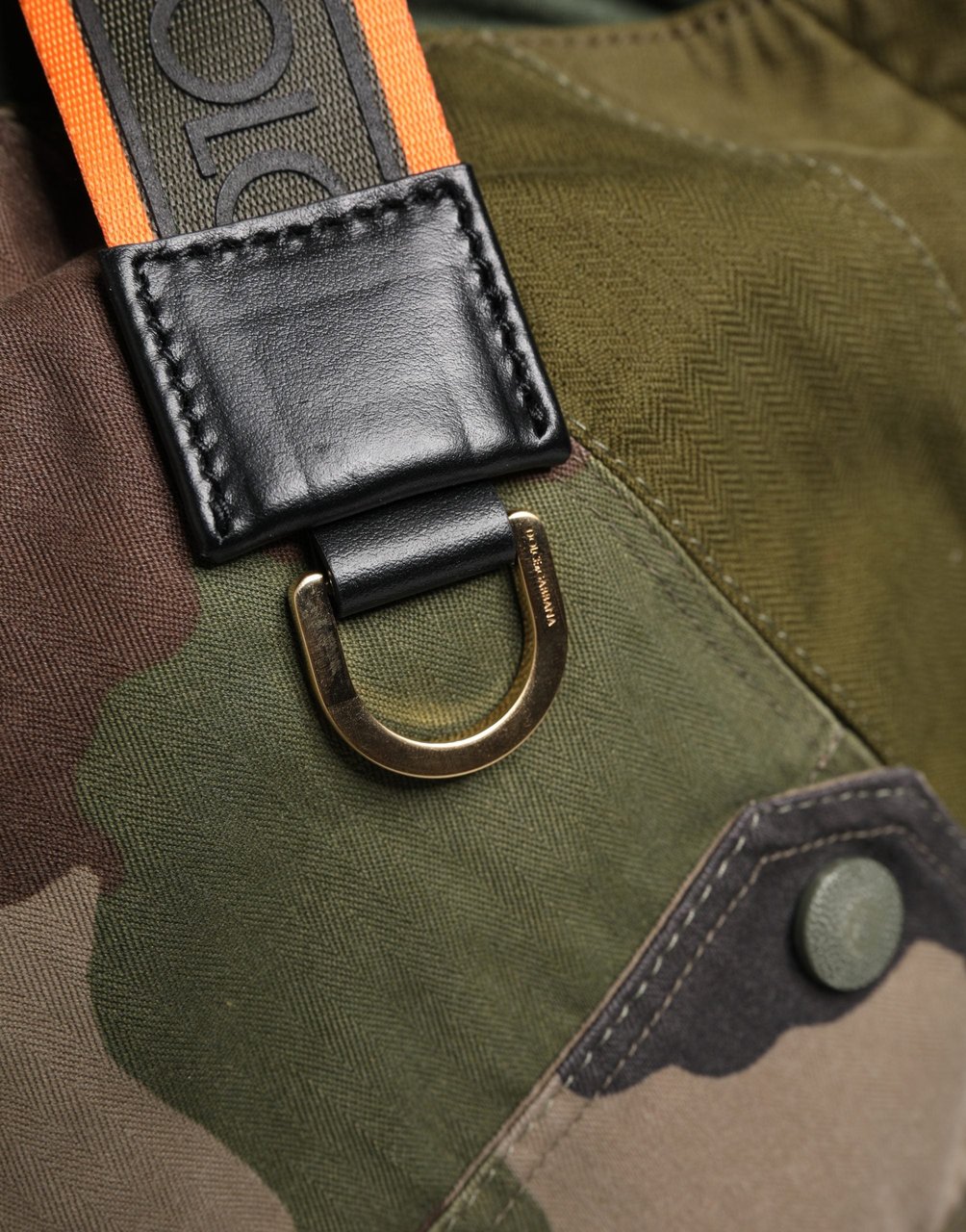 Dolce & Gabbana Military Green Patchwork Rucksack Backpack Borse Men Bag Groen