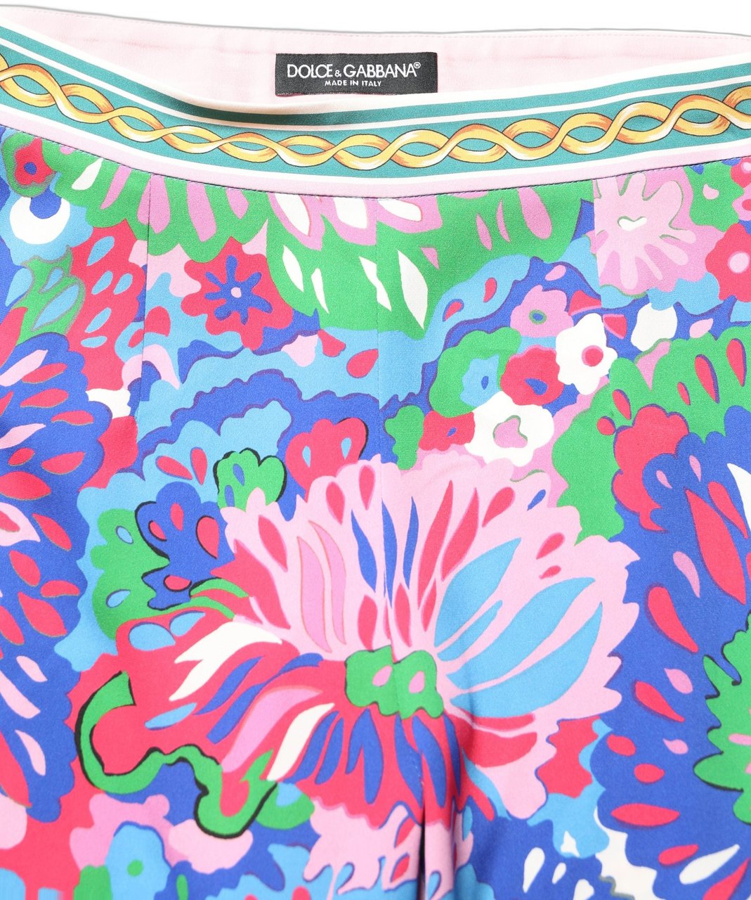 Dolce & Gabbana Multicolor Floral Stretch Jersey Leggings Pants Divers