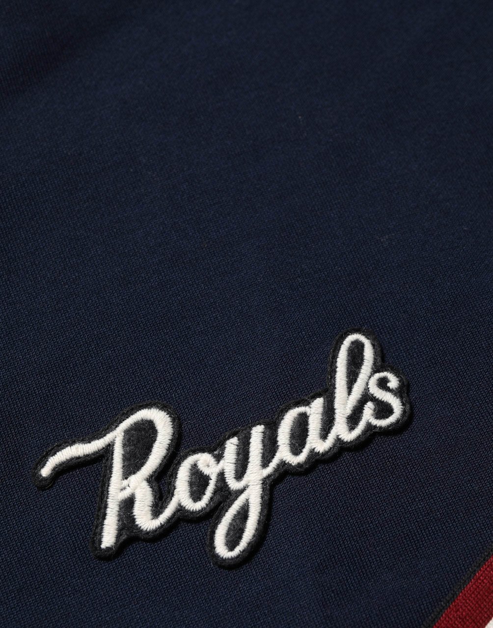 Dolce & Gabbana Blue Red Paneled 'Royals' Patch Sweatshirt Sweater Divers