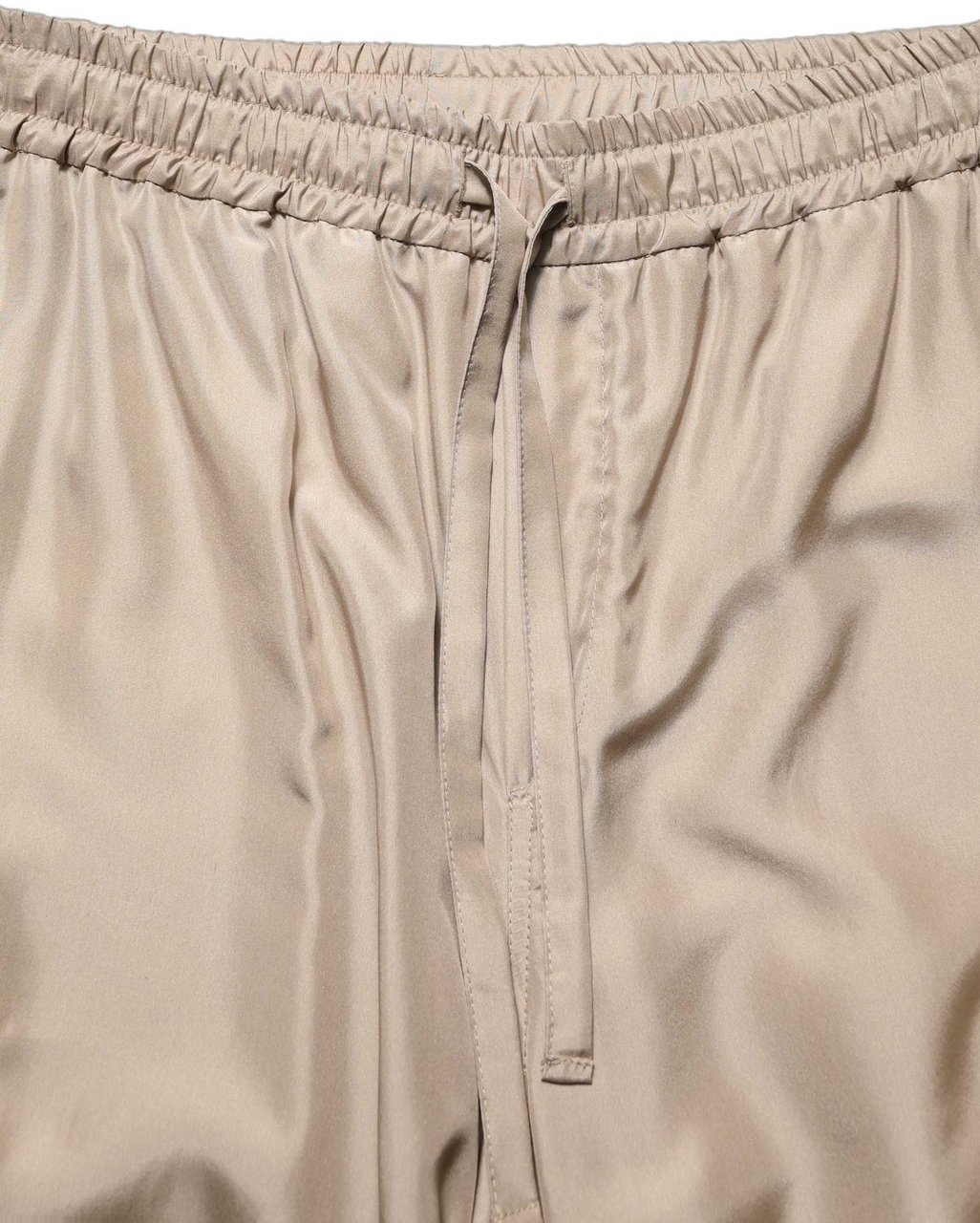 Dolce & Gabbana Brown Ruched Cargo Parachute Men Jogger Pants Bruin