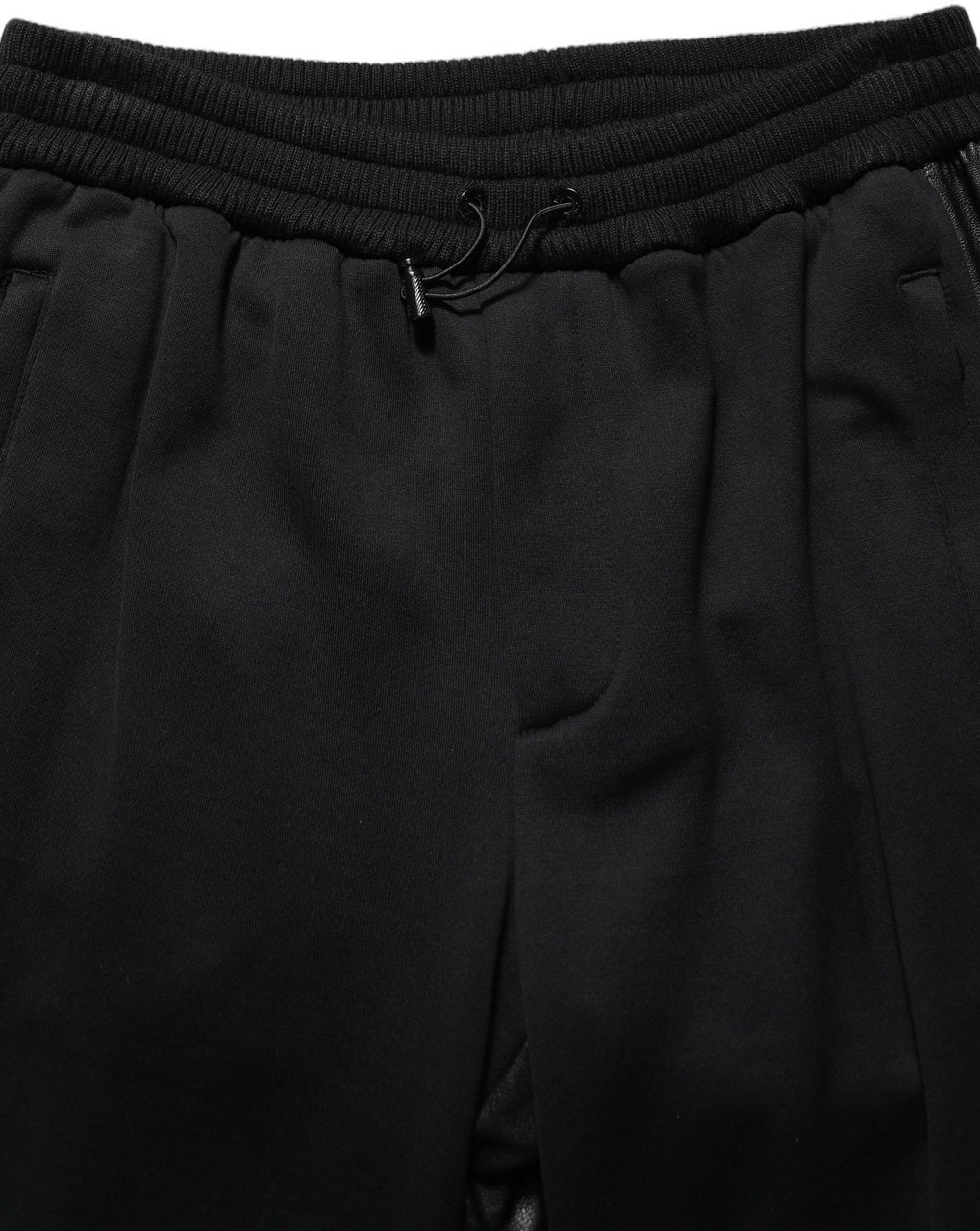Dolce & Gabbana Black Mid Waist Cargo Jogger Sweatpants Pants Zwart