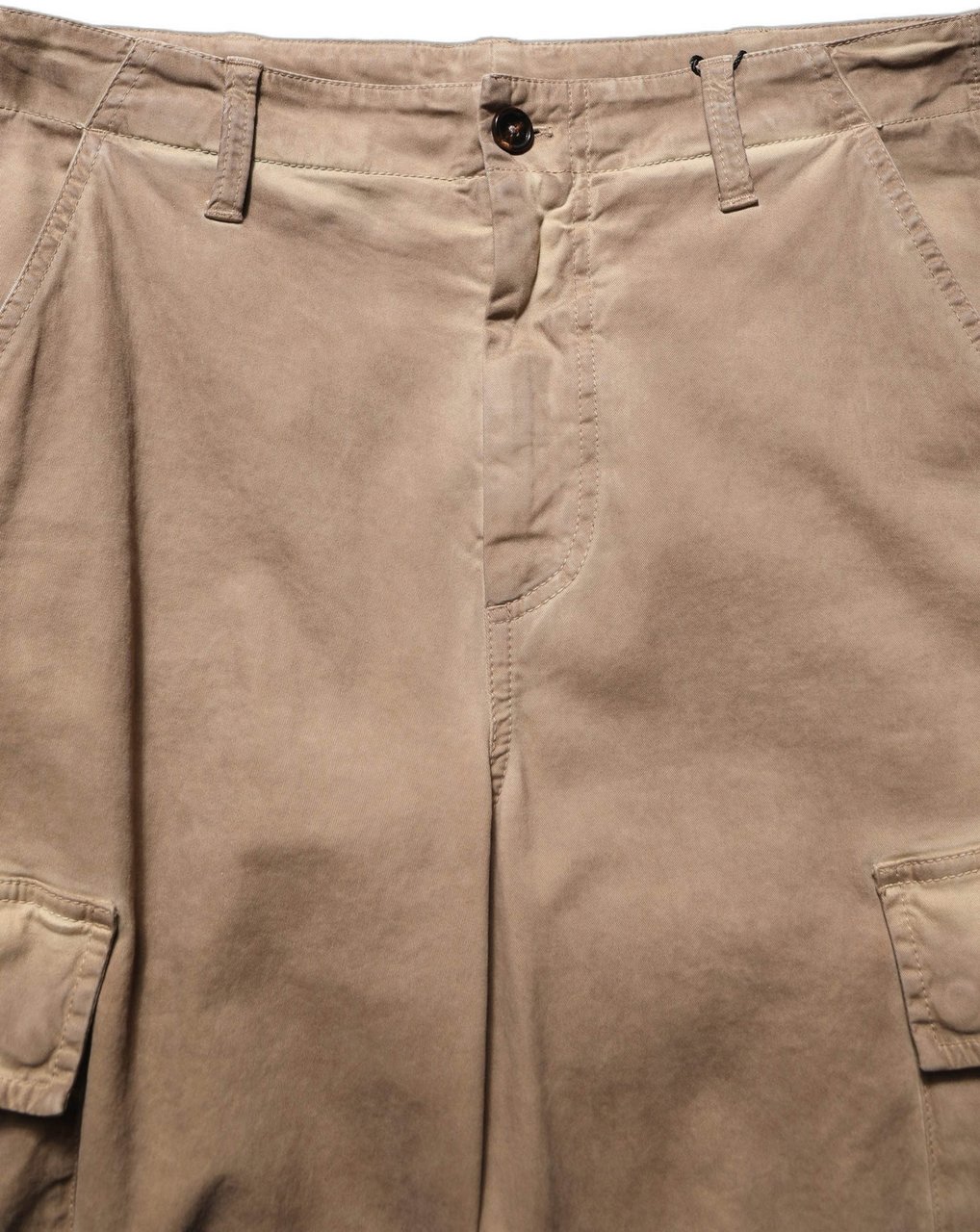Dolce & Gabbana Brown Mid Waist Cargo Straight Trouser Pants Bruin