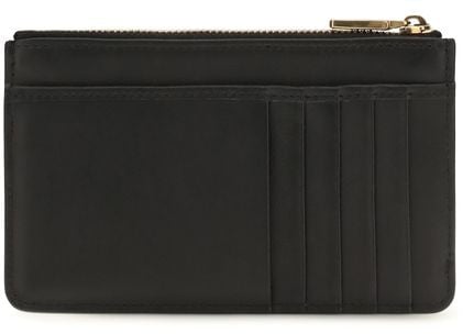 Dolce & Gabbana Black Calf Leather Bos Taurus Wallet Zwart