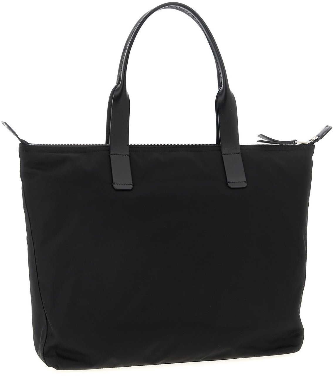 Dolce & Gabbana Black Polyamide Tote Bag Zwart